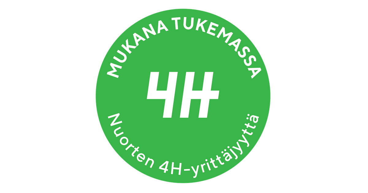 4H-logo vihreällä pohjalla
