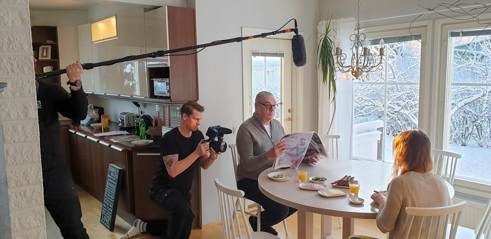 Parasta palvelua kampanjan kuvaukset