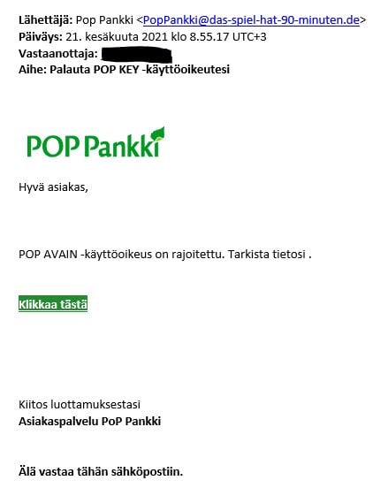 Huijausviesti_POP Avain