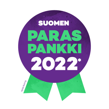 Suomen paras pankki 2022.