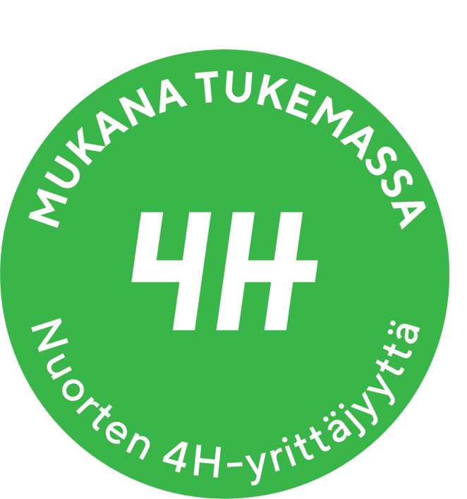 Logo vihreällä pohjalla