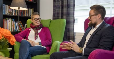 Mari Seppänen ja Juha-Pekka Luukkainen, kuvituskuva. 