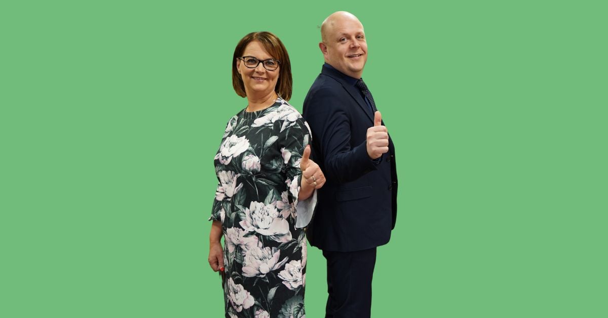 Marjut Järvinen ja Antti Savola