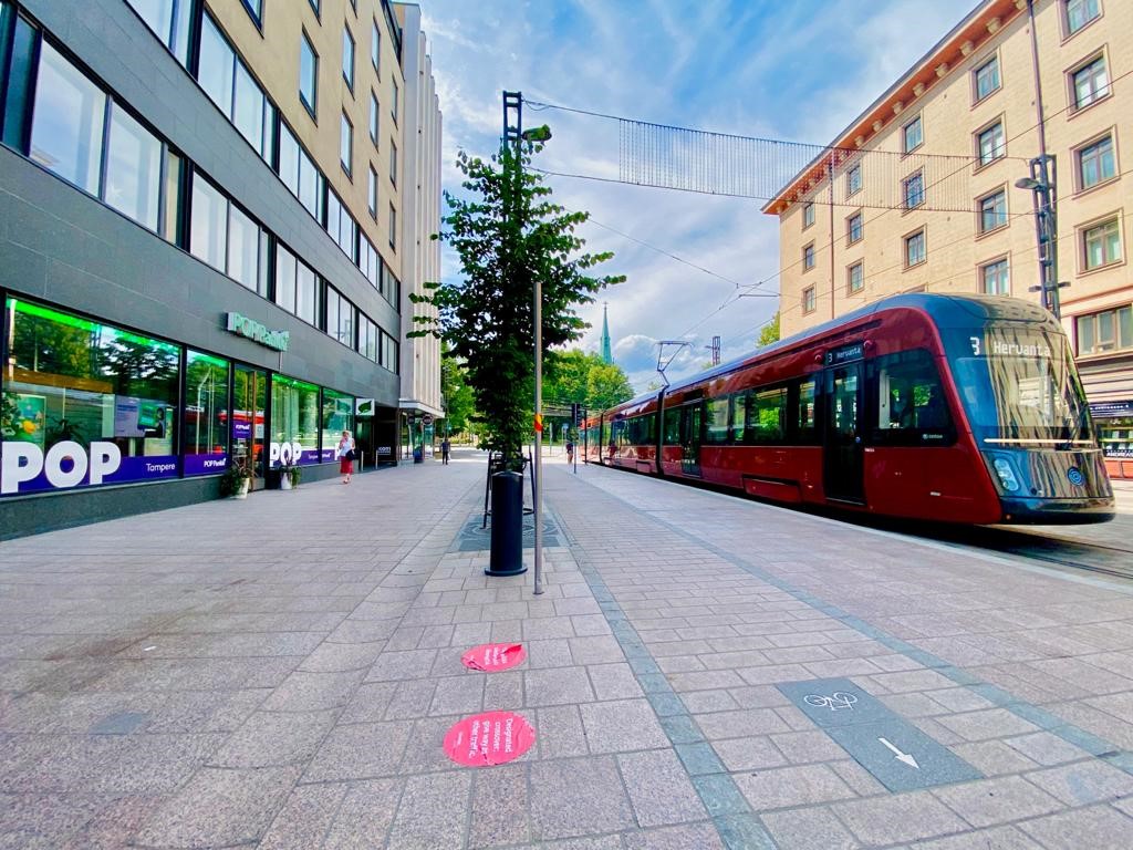 Tampereen ratikka, kuvituskuva. 