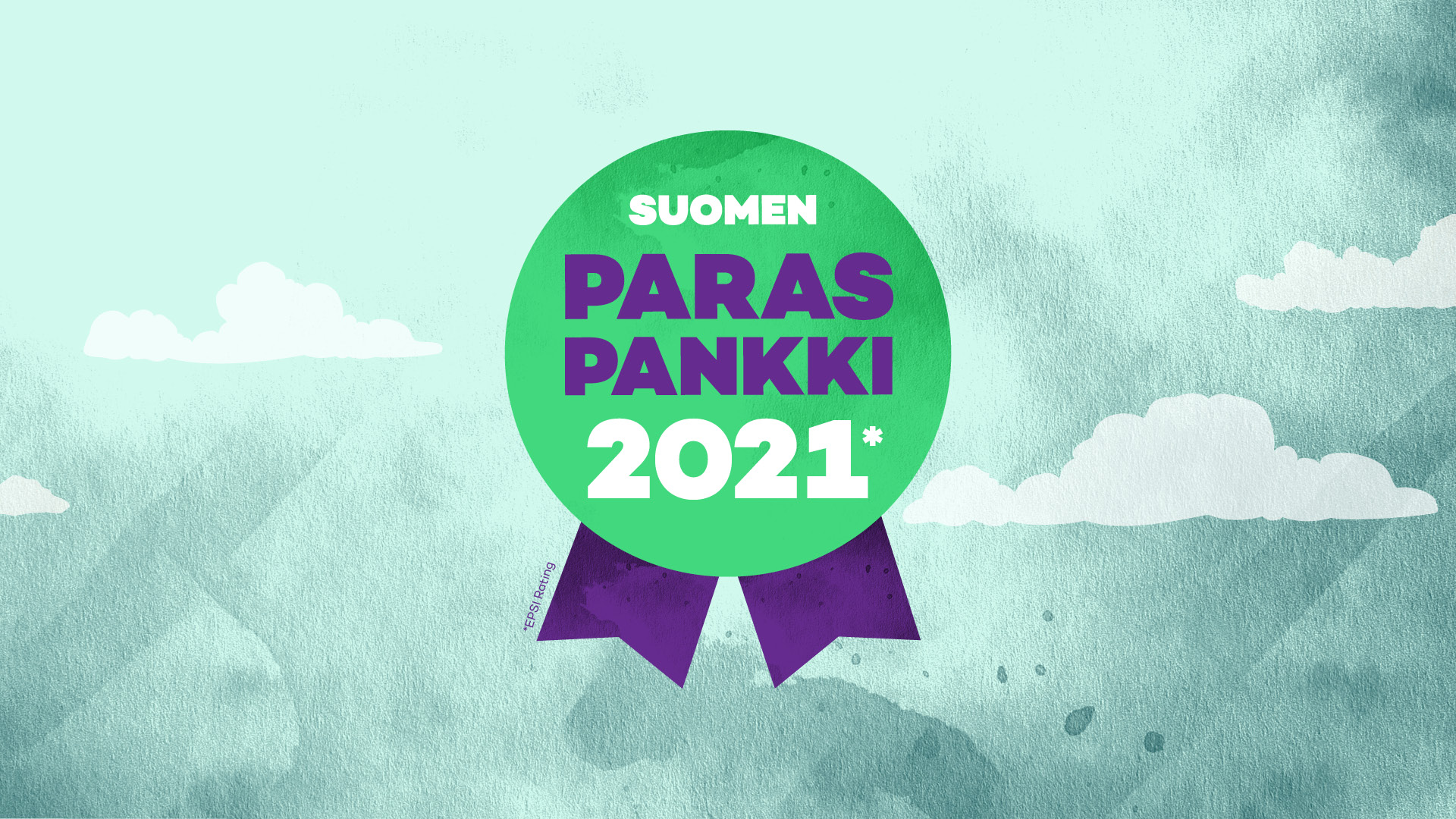 Suomen paras pankki 2021* Epsi Rating -tutkimus