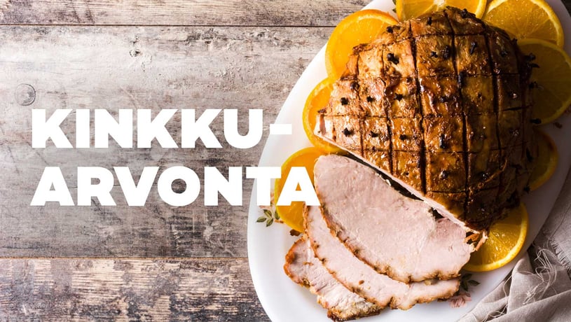 Kinkkuarvonta Sievin konttorilla.