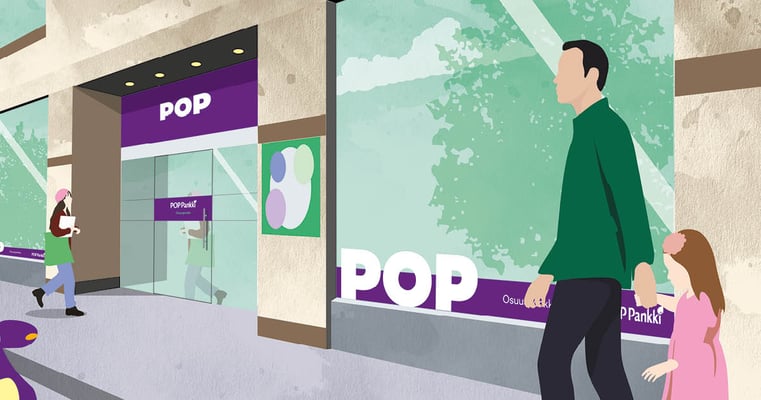 POP Pankki kuva konttorista
